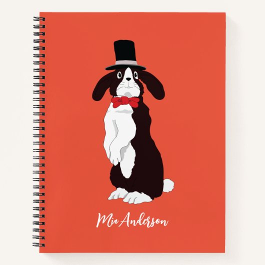 Real Tuxedo Bunny Notizblock (Vorderseite)