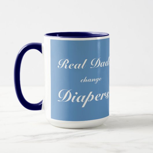 Real Vater ändern Diapiere Tasse (Links)