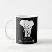 Real White Elephant Weihnachtsgeschenk Funny Kaffeetasse (Links)