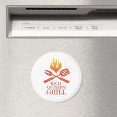 Real Women Grill Magnet (In Situ (Geschirrspüler))