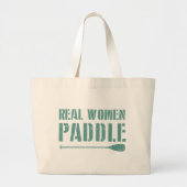 Real Women Paddel Jumbo Stoffbeutel (Vorne)