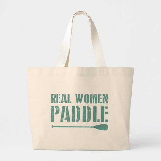 Real Women Paddel Jumbo Stoffbeutel (Vorne)