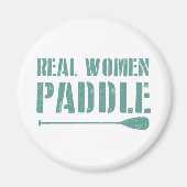 Real Women Paddel Magnet (Vorne)