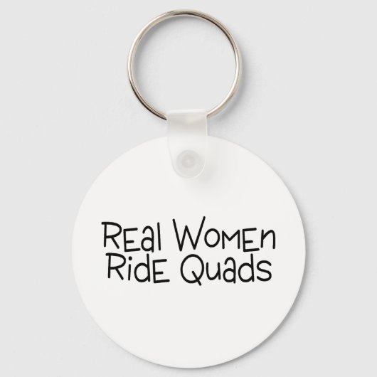 Real Women Ride Quads Schlüsselanhänger (Vorderseite)