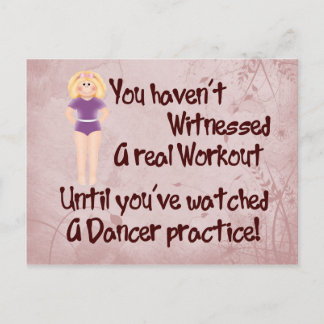 Real Workout Postkarte