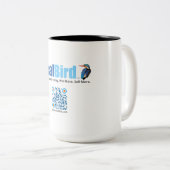 RealBird Merch - Zweifarbige Tasse (VorderseiteRechts)