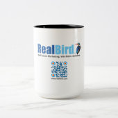 RealBird Merch - Zweifarbige Tasse (Mittel)