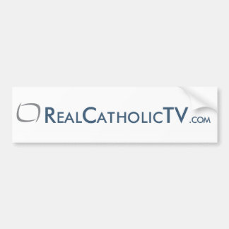 RealCatholicTV.com Autoaufkleber