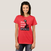 REALCHICKS DRIVE STICK T-Shirt (Vorne ganz)