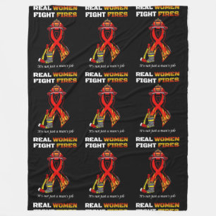 REALE FRAUEN KÄMPFEN FLEECEDECKE