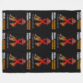 REALE FRAUEN KÄMPFEN FLEECEDECKE (Vorderseite (Horizontal))