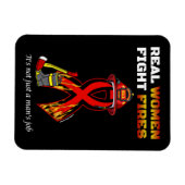 REALE FRAUEN KÄMPFEN MAGNET (Horizontal)