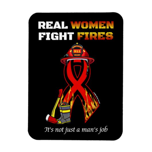 REALE FRAUEN KÄMPFEN MAGNET (Vertikal)