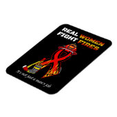 REALE FRAUEN KÄMPFEN MAGNET (Linke Seite)