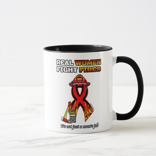 REALE FRAUEN KÄMPFEN TASSE (Rechts)