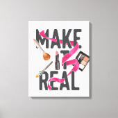 Reale Gestaltung Leinwanddruck (Vorderseite)