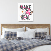 Reale Gestaltung Leinwanddruck (Insitu (Schlafzimmer))