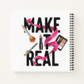 Reale Gestaltung Notizblock (Rückseite)