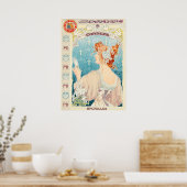 Reale Herstellung von Korsetten durch Privat Livem Poster (Küche)