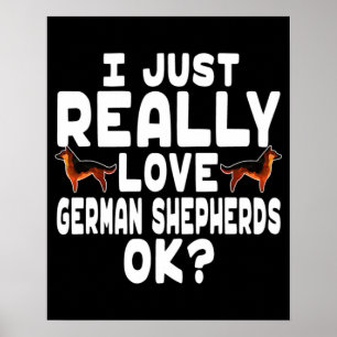 Reale Liebe German Shepherd Poster