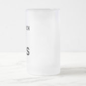 REALE LIEBE VON MÄNNERN MATTGLAS BIERGLAS (Mittel)