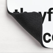 Reale Nachrichten: theyflyblog.com Mousepad (Ecke)