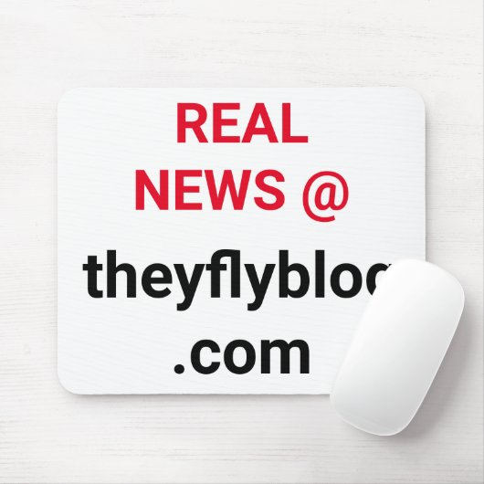 Reale Nachrichten: theyflyblog.com Mousepad (Mit Mouse)