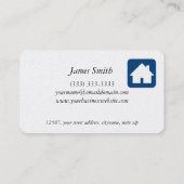 Realer State Agent Geschäft cards Visitenkarte (Rückseite)