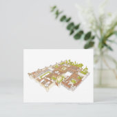 Reales Alcazares Postkarte (Stehend Vorderseite)