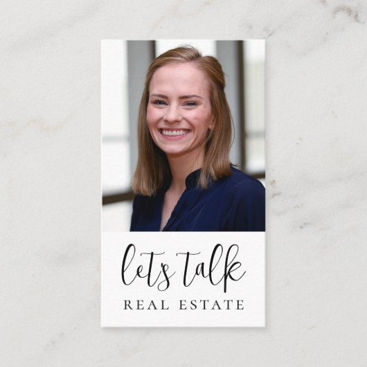 Reales Anwesen Beruflich reden Visitenkarte (Vorderseite)