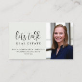 Reales Anwesen Beruflich reden Visitenkarte (Vorderseite)