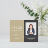 Reales Anwesen Foto Kontakt Postkarte (Stehend Vorderseite)