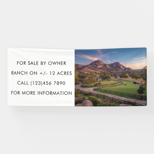 Reales Anwesen für den Verkauf durch den Eigenhänd Banner (Horizontal)