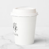 Reales Anwesen Pappbecher (Links)