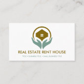 Reales Anwesen Realtor Rent House Visitenkarte (Vorderseite)