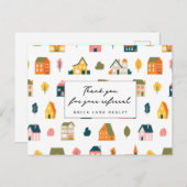 Reales Anwesen Referendum Vielen Dank Häuser Postkarte (Vorne/Hinten)