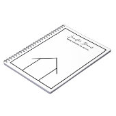 Reales Anwesen Unternehmen Custom Beruflich Realto Notizblock (Linke Seite)