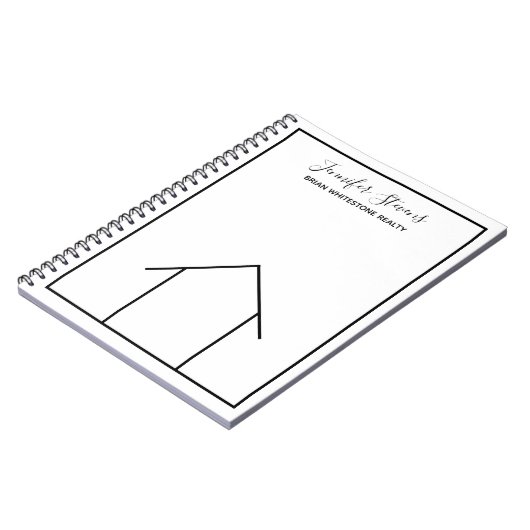 Reales Anwesen Unternehmen Custom Beruflich Realto Notizblock (Linke Seite)