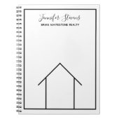 Reales Anwesen Unternehmen Custom Beruflich Realto Notizblock (Vorderseite)