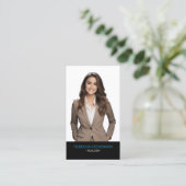 Reales Anwesen Visitenkarte (Stehend Vorderseite)