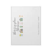 Reales Anwesen-Werbeprogramm Marketing Notizblock (Rotiert)