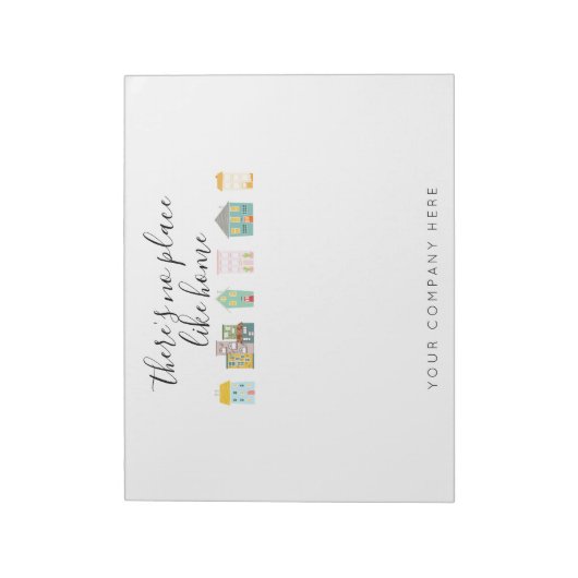 Reales Anwesen-Werbeprogramm Marketing Notizblock (Rotiert)