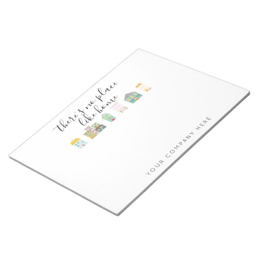 Reales Anwesen-Werbeprogramm Marketing Notizblock (angewinkelt)