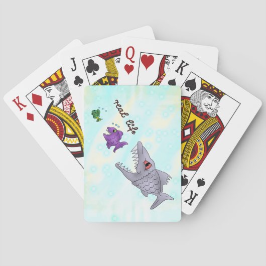 reales Leben Spielkarten (Rückseite)