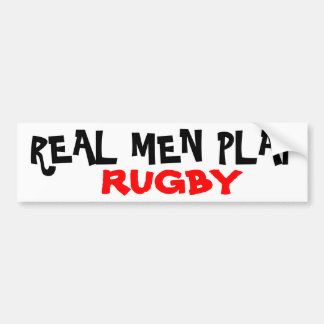 REALES MEN PLAY, RUGBY, AUTOAUFKLEBER