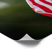 REALGESCHÄFTSGLEICH MIT AMERIKANISCHER FLAGGE POSTER (Ecke)