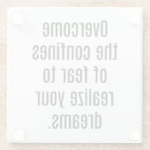 Realisieren Sie Ihren Traumglass-Untersetzer Glasuntersetzer (Rückseite)