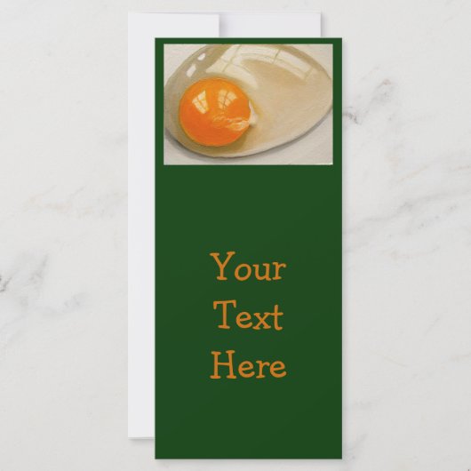 REALISMUS ART: EGG: RECIPE RACK CARD (Vorderseite)