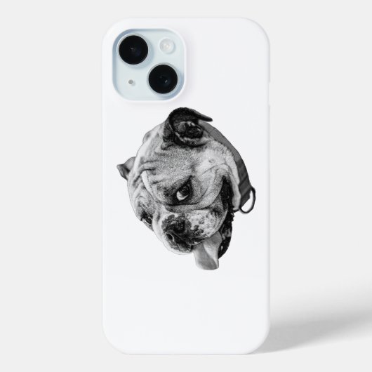 Realismus-Hundehülle Case-Mate iPhone Hülle (Rückseite)