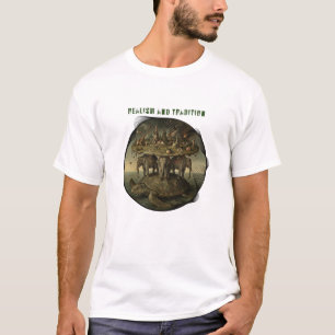 Realismus und Tradition Surrealer Elefant Schildkr T-Shirt